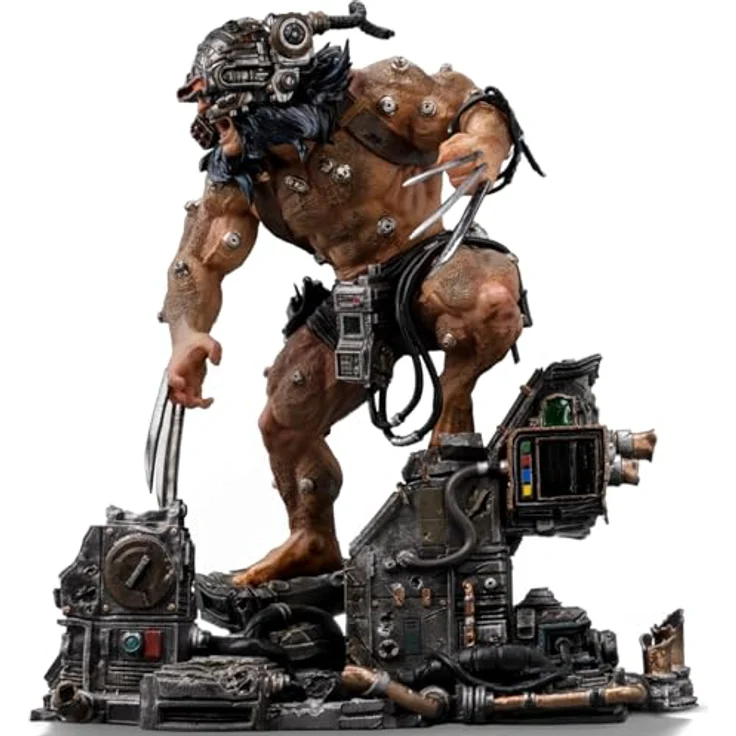 Iron Studios Art Scale 1/10 - Marvel - Weapon X Wolverine (50th Anniversary) Statue, 18 cm, resin mit Sockel – Bild 4