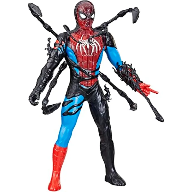 Hasbro Marvel Spider-Man Venom Versus Actionfigur, Farbwechsler mit 6 Accessoires, 27 cm