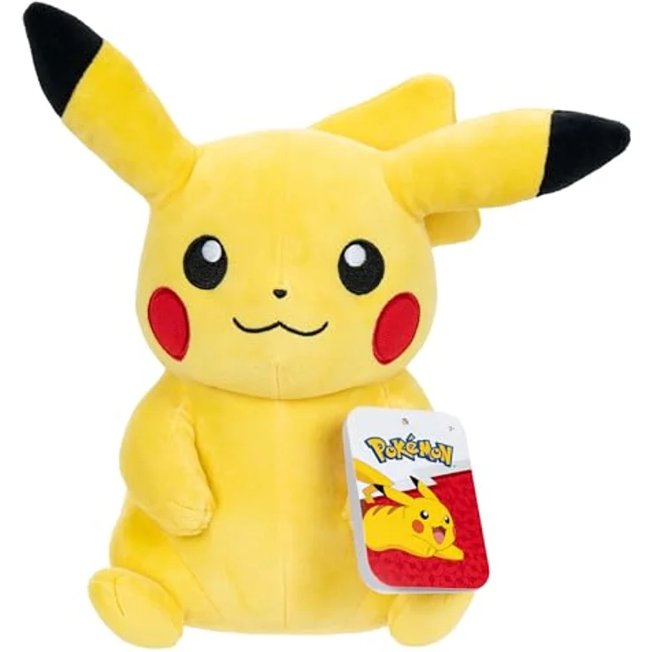 Pokémon 30cm Plüsch Welle 95257-14, Pikachu, Gengar, Wailmer, Raichu - Offizielles Stofftier aus hochwertigen Materialien für Kinder ab 2 Jahren – Bild 5