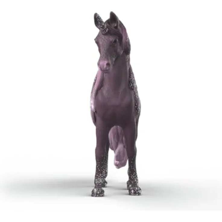 Schleich Galaxy Regenbogen Einhorn Stute 70842, BAYALA Figur in lila Tönen mit funkelnden Details, 15,4 x 3,4 x 11,1 cm – Bild 6