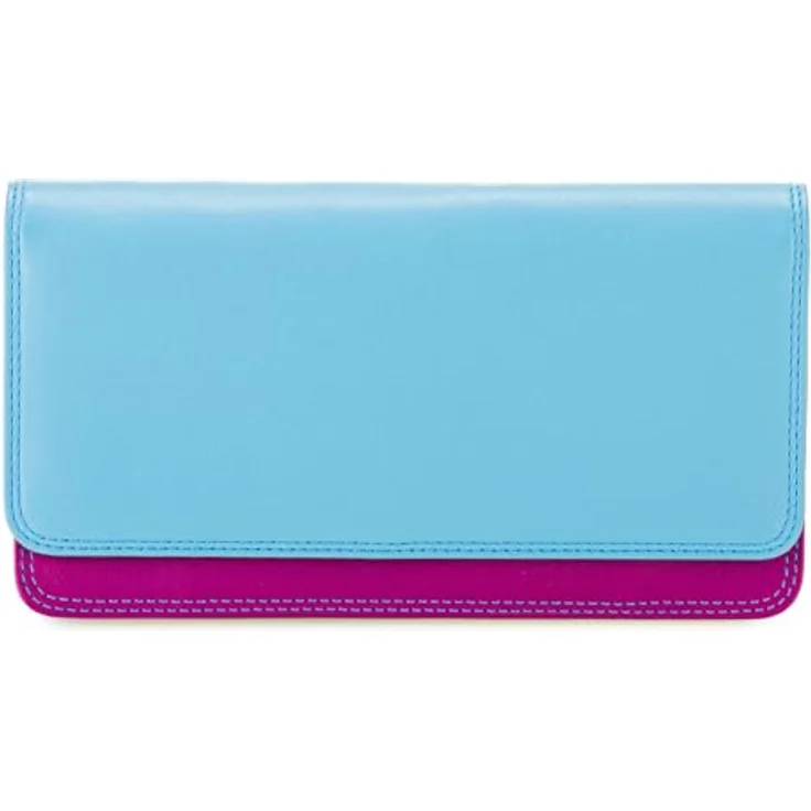 Mywalit Medium Matinee Wallet, Kinderportemonnaie aus 100% Leder, 17 cm x 9 cm x 3 cm, blau – Bild 1