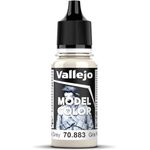 Vallejo Model Color Acrylfarbe Grau (Silbergrau) Matt, 18 ml, autonivellierend mit BSL-System für Modellbau und Figuren