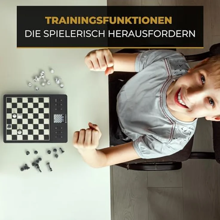 Millennium 2000 Chess Champion 2.0, Schachcomputer mit KI-Trainer und Farbdisplay, kompakt und mobil – Bild 5