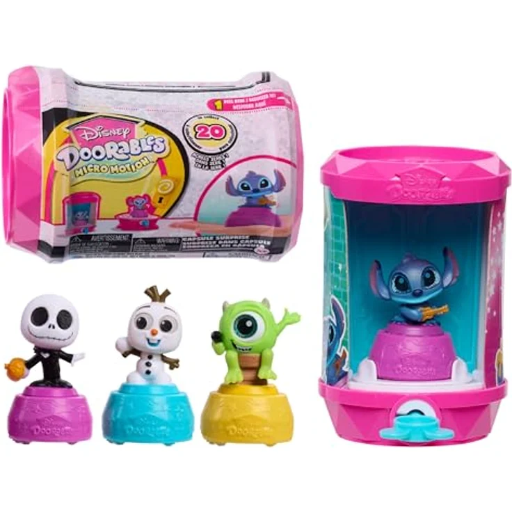 Disney Doorables Micro Motion-Kapseln, animierte Sammelfiguren, ab 5 Jahren, inkl. 3,8 cm Figuren mit Bewegungsfunktion, von Just Play, 7.62 – Bild 1