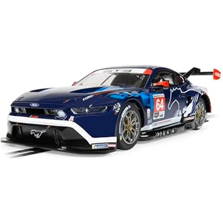 Scalextric Ford Mustang GT3 - Multimatic Motorsports, 1:32 Maßstab, detailgetreue Nachbildung für Sammler und Rennbahn-Enthusiasten – Bild 2