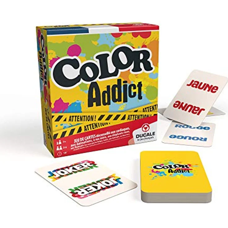 Drôles De Jeux Lustige-Spiele – 410400 – Color Addict (Französische Version) – Bild 3