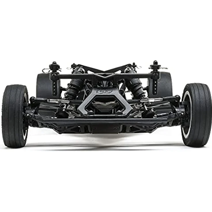 LOSI 1/10 22S 2WD No Prep Drag Car Roller, Ferngesteuertes Auto mit Aluminum Chassis und Offiziell lizenzierten Mickey Thompson Reifen, Metallgetriebe und präziser einstellbarer Wheelie Bar – Bild 4