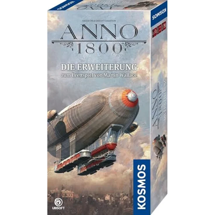 Kosmos Anno 1800 Erweiterung zum Brettspiel, Neue Auftragskarten, 6-teilige Solo-Kampagne - Preisvergleich – Bild 1