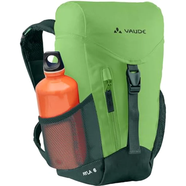 Vaude Ayla 6, Kinderrucksack aus 100% Polyester in grün, 30 cm Höhe, ideal für den Kindergarten – Bild 3