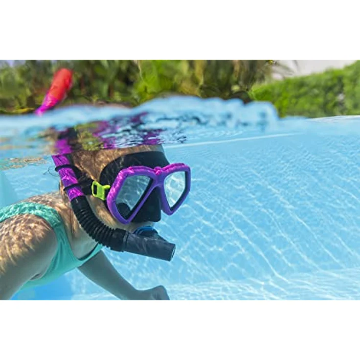 Bestway Dominator Tauchset, Schnorchel Set 2-fach sortiert, ideal für Kinder und Erwachsene – Bild 8