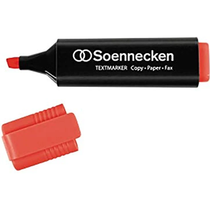 Textmarker Soennecken Strichstärke 2-5 mm rot – Bild 1