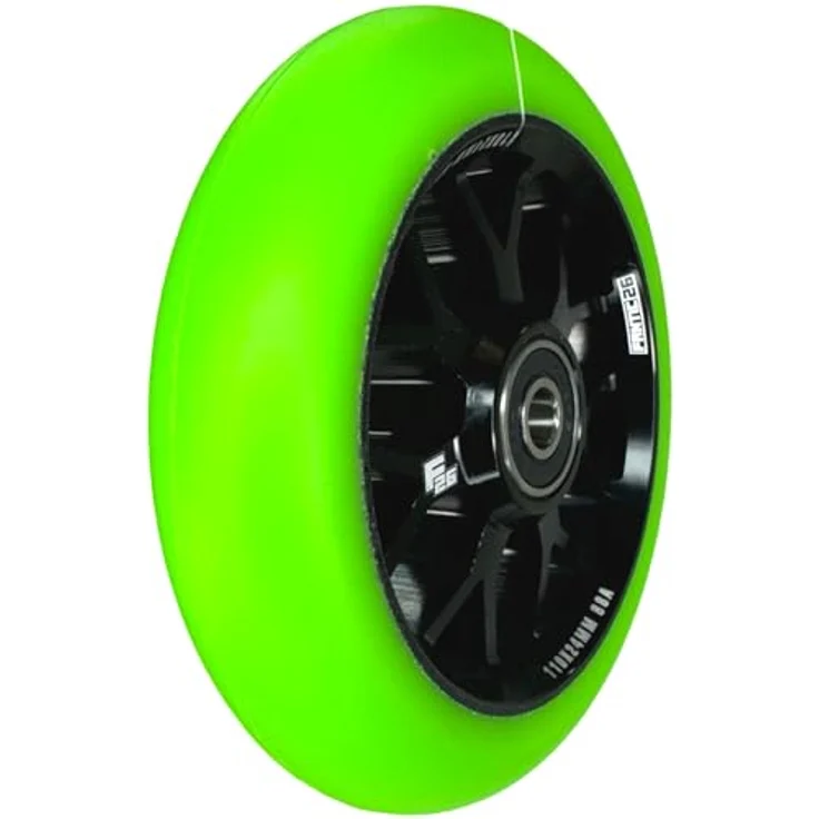Fantic26 Spy7 Stunt-Scooter Rolle 110mm Abec11 Schwarz/PU Grün, Stunt-Scooter Rolle aus Aluminium 6061, CNC gefräst, ABEC-11 Kugellager – Bild 6