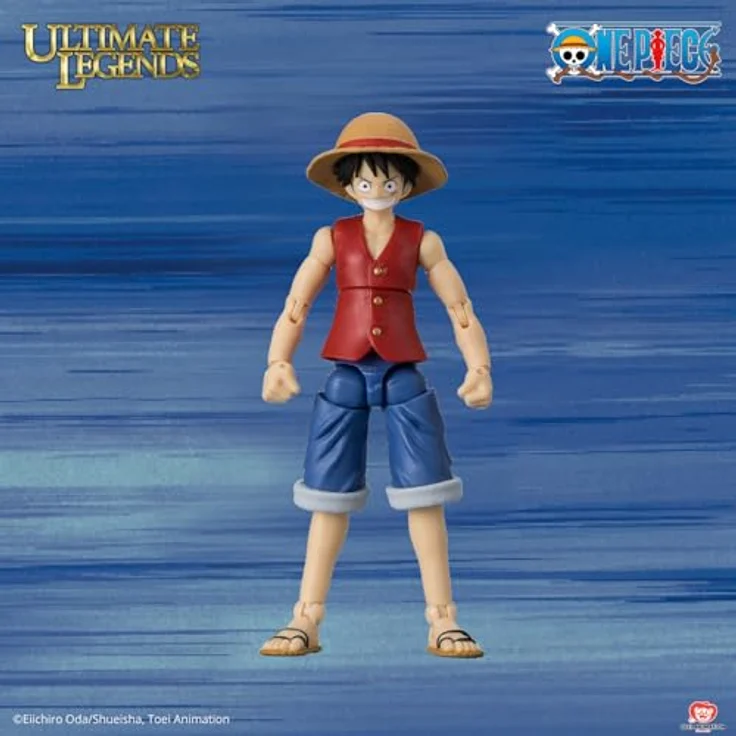 BANDAI Ultimate Legends One Piece Actionfigur 12 cm, Gelenkige Monkey D. Luffy Figur für Kinder ab 4 Jahren - Offizielle Lizenz - VE91031 – Bild 4