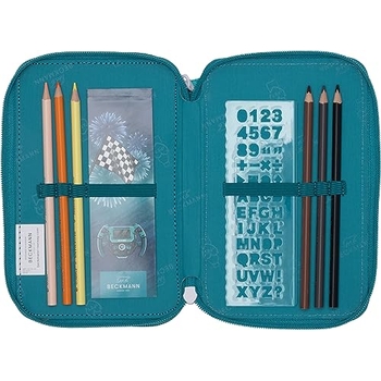 SAFTA KELME Travel Set – Rucksack, Federmäppchen & Kulturbeutel, Offizielle Lizenz, Kratzfeste Ecken, Trolleytauglich