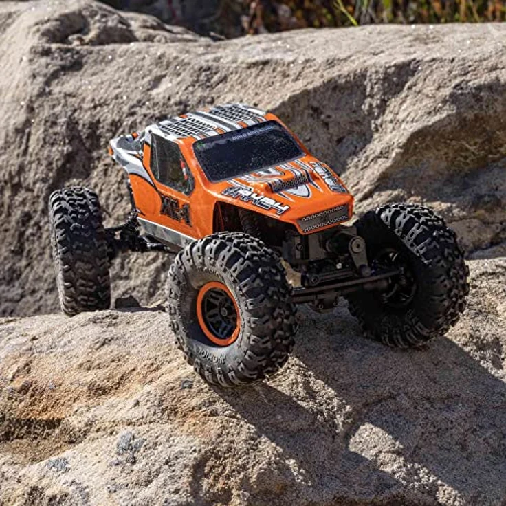 Axial AX24 XC-1, 1/24th 4WS Crawler Brushed RTR, Orange – Bild 5