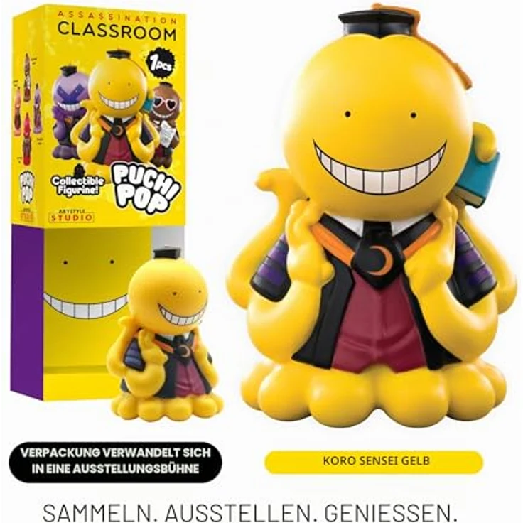 ABYstyle Assassination Classroom Puchipop Figur, detailgetreue Sammelfigur aus hochwertigem Manga-Material – Bild 3