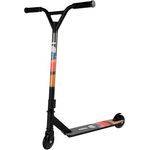 MUWO Halfpipe Stunt Scooter - Robuster Tretroller für Action und Tricks mit Rutschfester Trittfläche, Flexibler Rückradbremse und 360° Lenkung (Rot)