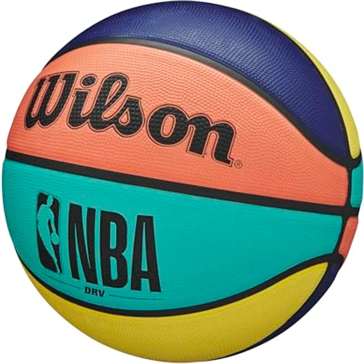 Wilson NBA DRV Outdoor-Basketball aus Gummi, abwechselnd hell, Größe 17,8 - 74,9 cm – Bild 3