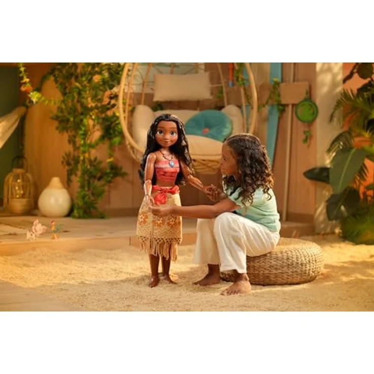 Jakks Pacific Disney Vaiana-Puppe, 80 cm, voll beweglich mit langem, welligem Haar und Styling-Kamm – Bild 10