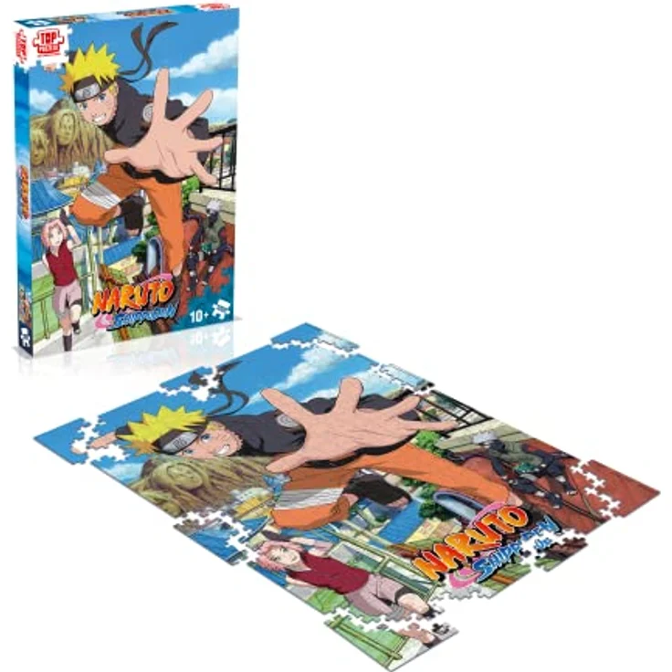 Winning Moves Naruto Shippuden Retorno a Konoha Puzzle, 1000 Teile, Mehrfarbig, 665 x 500 mm – Bild 5