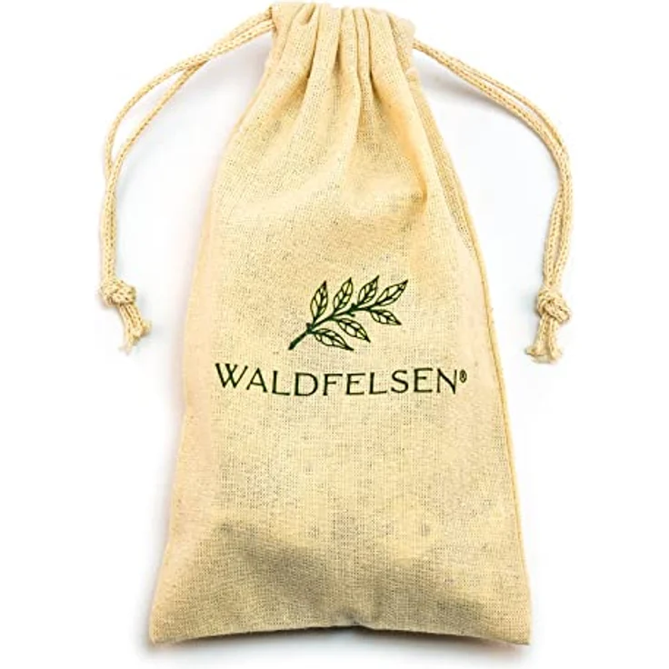 Waldfelsen® 50 hochqualitative Acrylwürfel, 16 mm, 6-seitig mit Stoffbeutel, Oliv – Bild 3