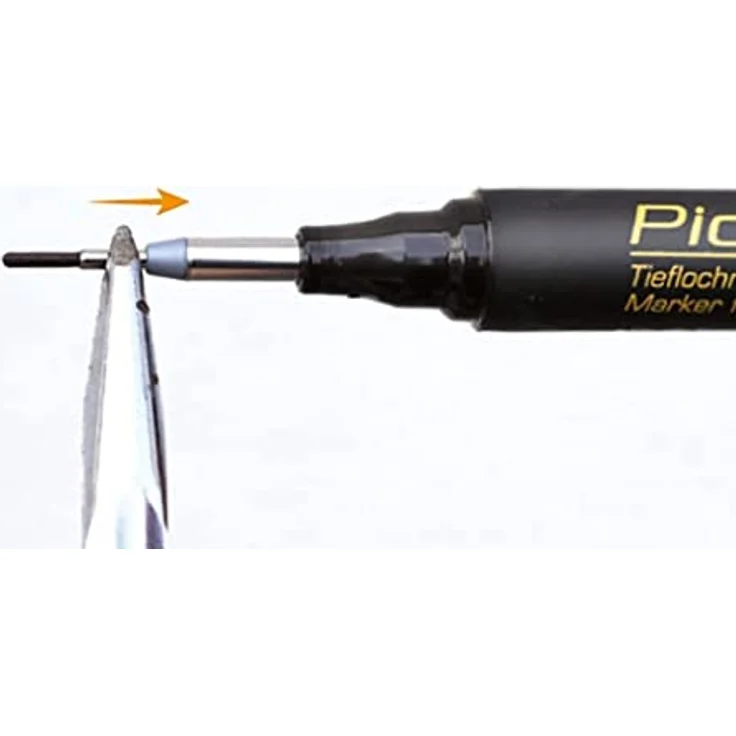 Pica Marker 150/40/SB, Tieflochmarker mit wasserfester permanenten Tinte und patentierter Edelstahl-Teleskopspitze – Bild 5
