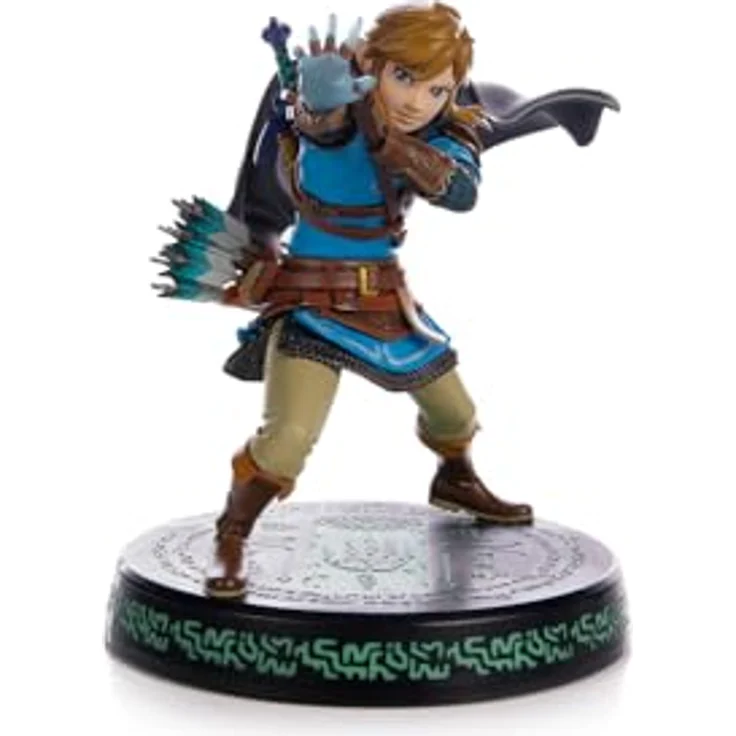 First4Figures LINK! The Legend of Zelda: Tears of The Kingdom PVC-Figur, detailreiche Statue mit Glow-in-the-Dark-Funktion, mehrfarbig – Bild 1