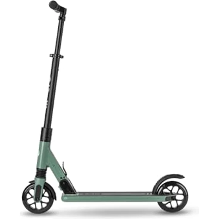 Micro Scooter micro sprite suspension, robuster Roller mit Vorderradfederung, für Kids, Teens und Erwachsene, silber – Bild 3