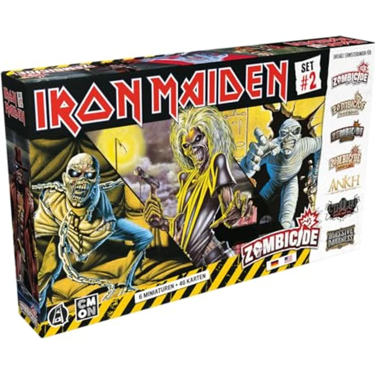 CMON, Iron Maiden Character Pack 2, Miniaturen-Erweiterung für Dungeon Crawler, 1-6 Spieler, Ab 14+ Jahren, 60 Minuten, Deutsch, Mehrsprachig – Bild 1