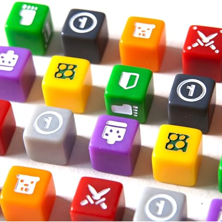 Alderac Entertainment Group Cubitos - Würfelspiel - ENG Edition, Strategisches Rennspiel mit Würfeln und Unterstützungsmechanik – Bild 5