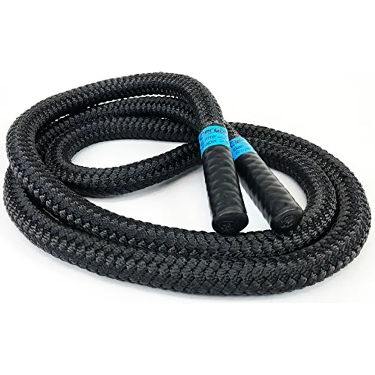 aerobis Battle Jump Rope 30D | 1,4 kg schweres Springseil | Geschmeidig und flexibel | Tau mit hohem Gewicht für Kraft Ausdauer Training und als Ergänzung zum Abnehmen | Skipping Rope | Fitness Seil