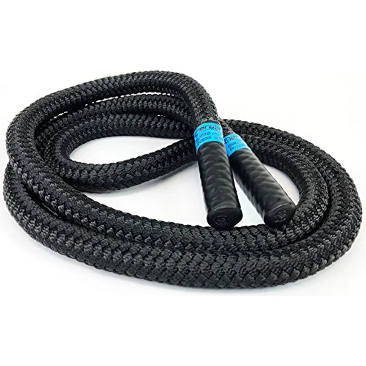 aerobis Battle Jump Rope 30D | 1,4 kg schweres Springseil | Geschmeidig und flexibel | Tau mit hohem Gewicht für Kraft Ausdauer Training und als Ergänzung zum Abnehmen | Skipping Rope | Fitness Seil – Bild 1