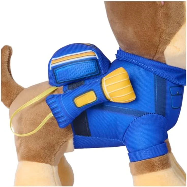 Spin Master GPW Paw Search & Rescue Chase Plüsch, 25 cm großer Kuscheltier mit Polizeiuniform und Soft-Flashlight – Bild 4
