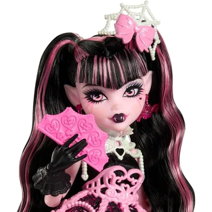MonsterHigh™ Anziehpuppe Draculaura, Schaurig schöner Geburtstag mit Zubehör für die Party. – Bild 5