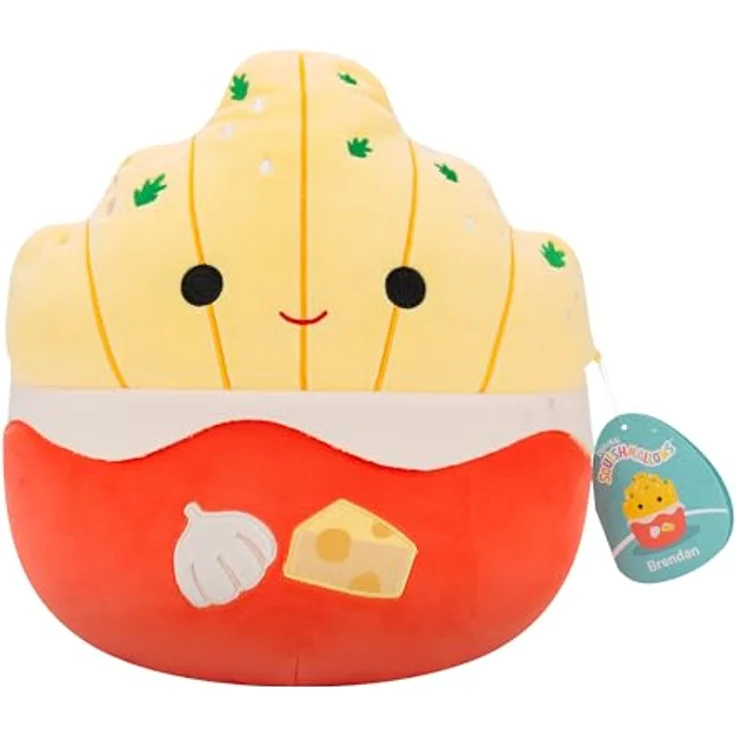 Squishmallows SQCR07679 - Brendan die Knoblauch-Parmesan-Pommes 30 cm, offizielles Jazwares Plüsch, superweiches Kuscheltier – Bild 2