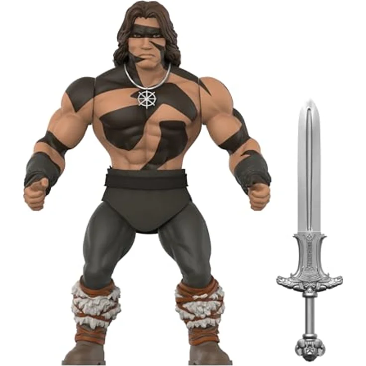 Super7 Conan der Barbar 1982 Vintage Collection Actionfigur, Wave 1 Conan Warpaint, 14 cm mit Zubehör – Bild 2