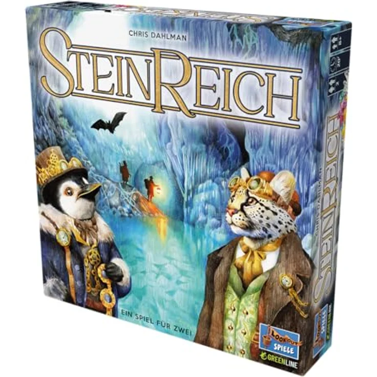 Lookout SteinReich, Familienspiel für 2 Spieler, ab 8 Jahren, 20 Minuten Spielzeit, hochwertige und umweltfreundliche Produktion, deutsche Ausgabe – Bild 2