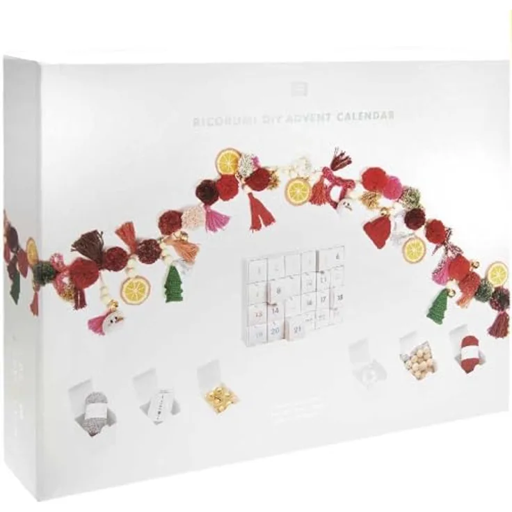 Rico Design Ricorumi Adventskalender "Christmas Rocks", kreatives Häkelset für die Adventszeit