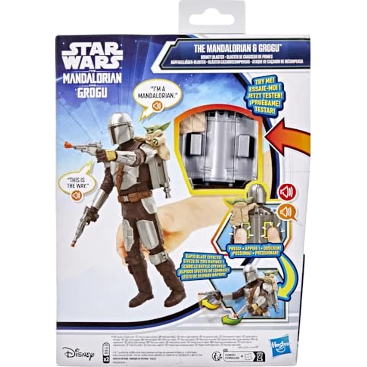 Hasbro SW The Mandalorian & Grogu, 27,9 cm Sammelfigur mit Soundeffekten und Zubehör – Bild 4