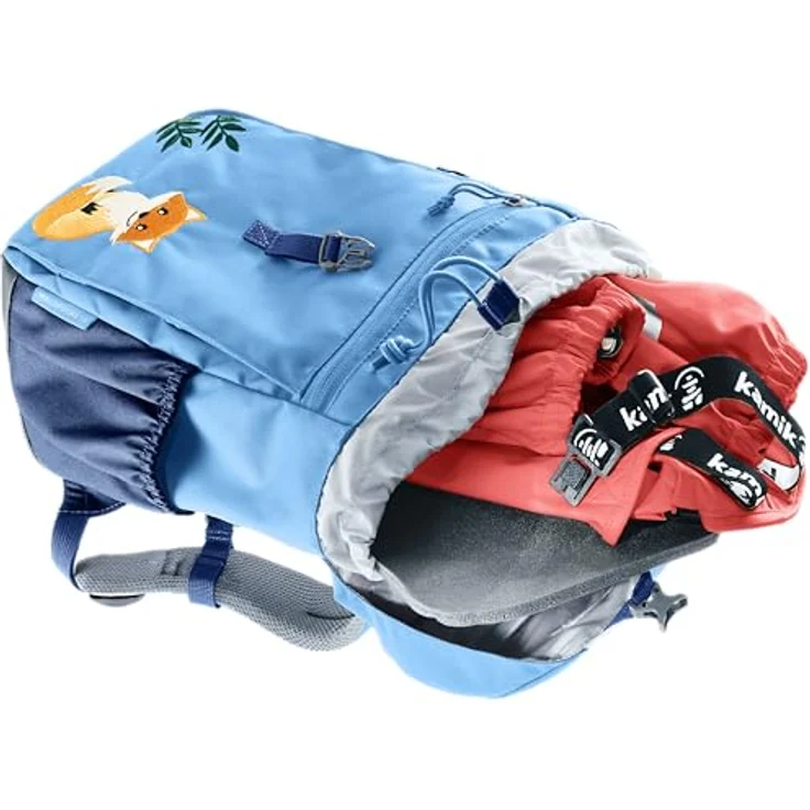 Deuter Waldfuchs 10, Kinderrucksack für Kindergarten, 35 cm, wave-nightblue, 100% Polyester, 21 x 14 x 35 cm – Bild 9