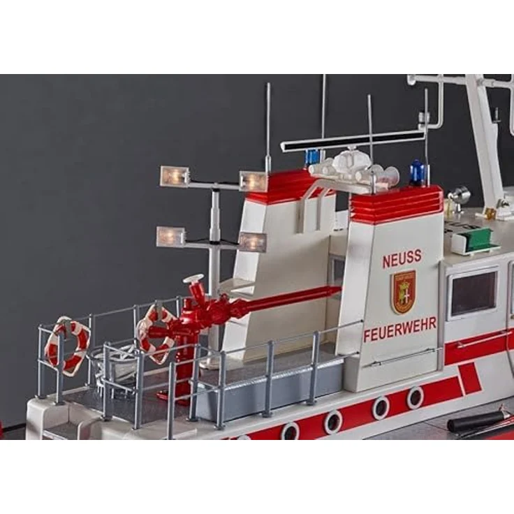 Krick RC-Boot Romarin RC Feuerlöschboot FLB-1 Baukasten 1:25, Ferngesteuertes Boot mit Radar und Beleuchtung – Bild 5