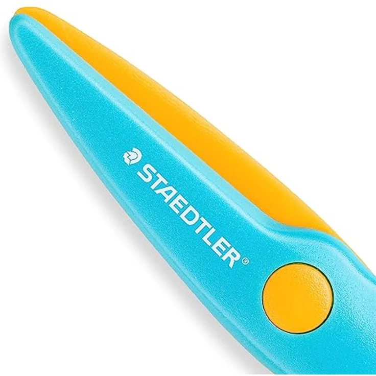 STAEDTLER Sicherheitsschere Noris junior, für Kleinkinder, abgerundete Ecken, 10cm lang, Rechtshänder-Modell, Haare und Stoff können nicht geschnitten werden, 965 40 BK – Bild 3