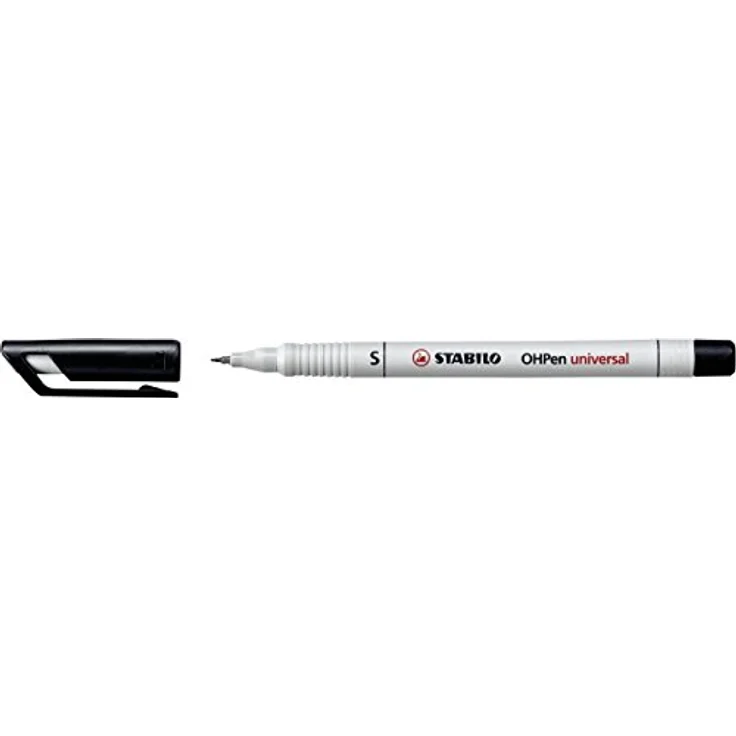 Folienstift - STABILO OHPen universal - wasserlöslich superfein - 10er Pack - schwarz – Bild 2