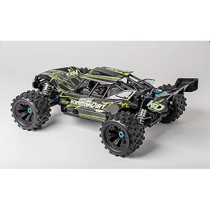 Carson 500202021 1:8 King of Dirt Cage V25 GP RTR - RC Buggy, ferngesteuertes Auto, Offroad, hochwertig, RC Fahrzeug, RC Verbrenner – Bild 4