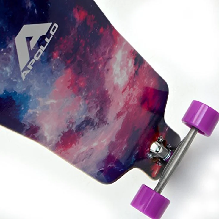 Apollo Longboard Supernova Special Edition Komplettboard, Twin-Tip & DT, Stabil & Schnell, Drop Through Freeride Skaten Cruiser Boards – Bild 5