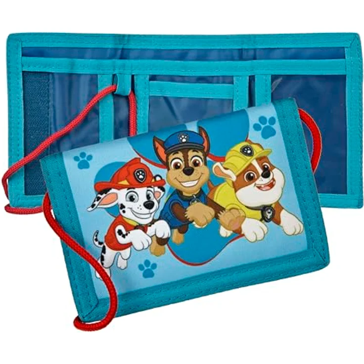 Undercover Geldbörse PAW Patrol, Kinderportemonnaie mit Klettverschluss und Kordelband, 13 cm x 9 cm x 5 cm – Bild 2