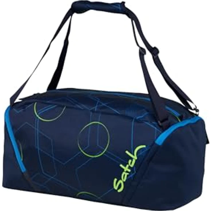 Satch Sporttasche Blue Tech, Kindersporttasche mit 4 Trageweisen und zusätzlichem Schuhfach – Bild 1