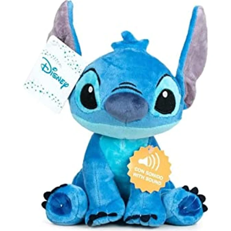 Disney STITCH Plüsch Stitch 40 cm Original Simba mit Sound, blau – Bild 1