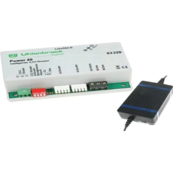 Uhlenbrock Power 40 4a Booster (11/20) * - UH63220, Digital-Booster - Modellbau Zubehör – Bild 1