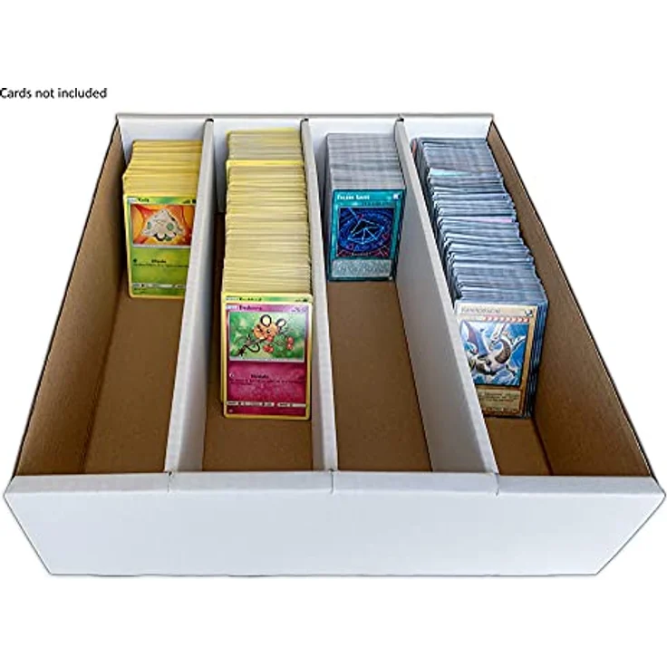 Arkero-G Storage Box Aufbewahrungsbox / Sammelkarten Kiste für 4000 Karten wie Magic, Pokemon, Yugioh Monster Papp-Karton – Bild 4